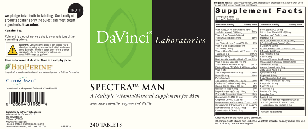 Product image for Spectra Man (California Only).