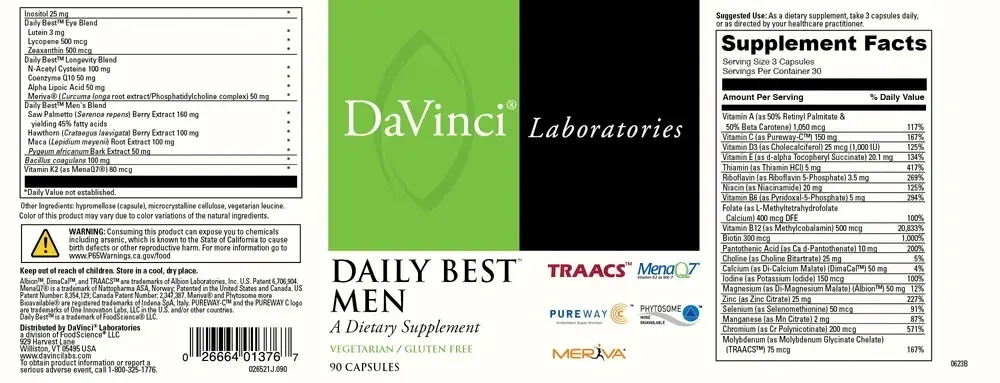 Product image for Daily Best Men (California Only).