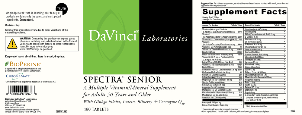 Product image for Spectra Senior (California Only).