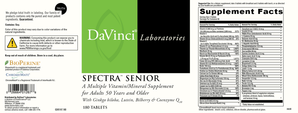 Product image for Spectra Senior (California Only).