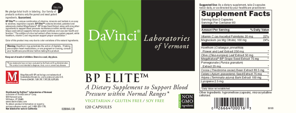 Product image for BP Elite (California Only).