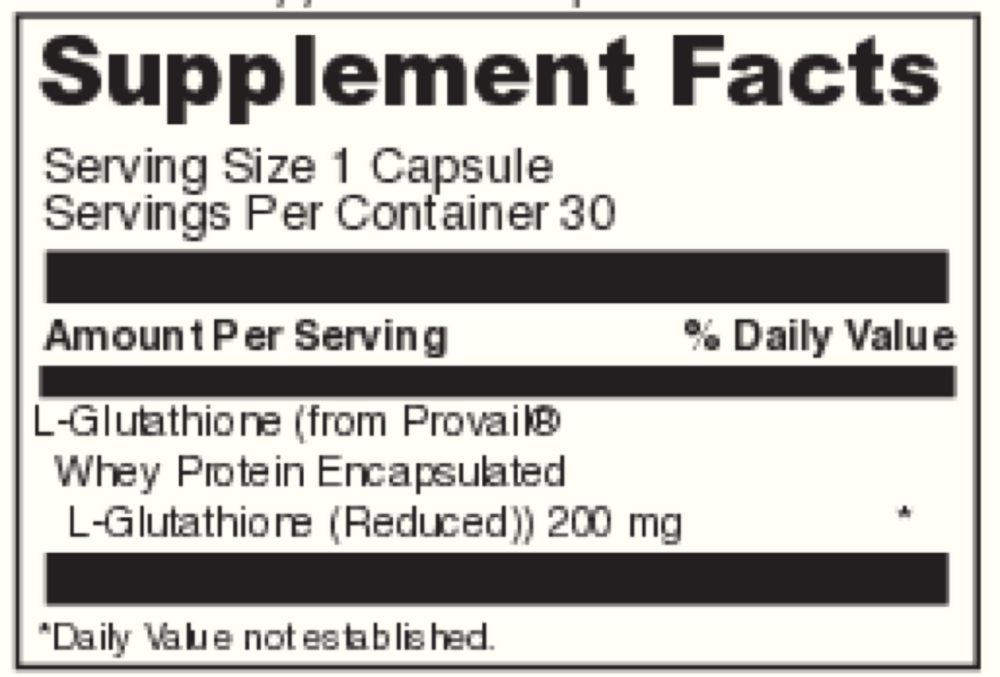 Product image for Glutathione.