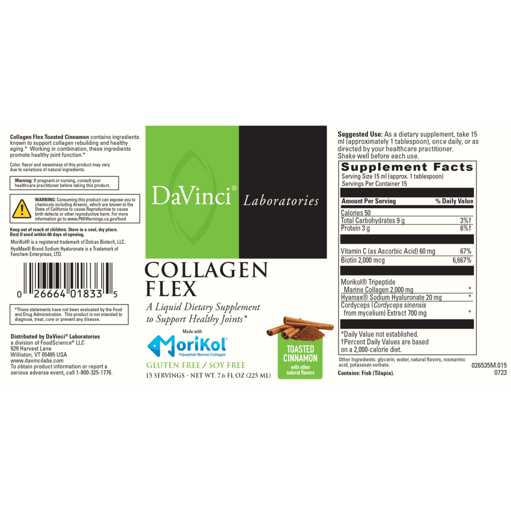Product image for Collagen Flex, Toasted Cinnamon (California Only).