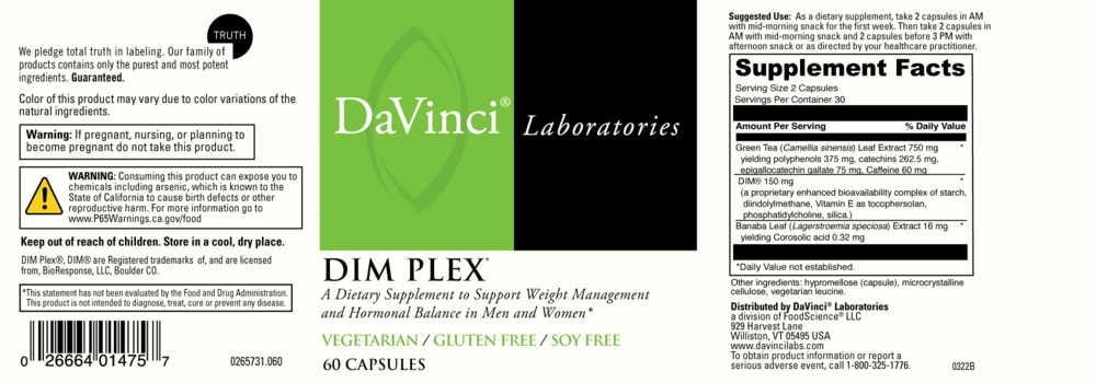 Product image for DIM Plex (California Only).