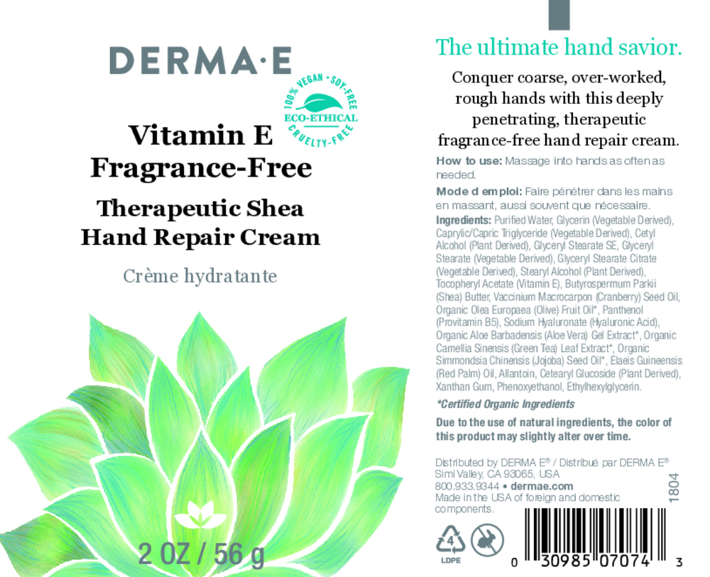 Product image for Vit E Therapeutic Shea Hand Cream.