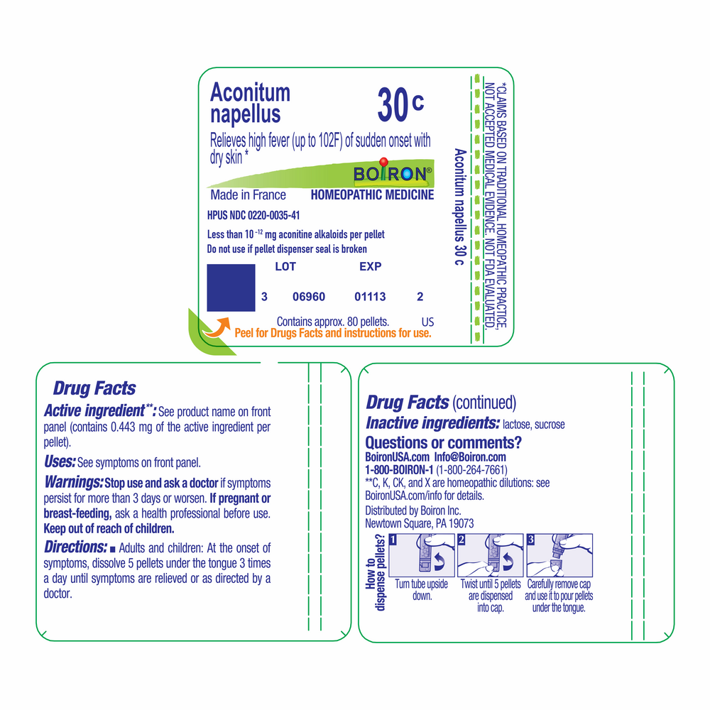 Product image for Aconitum Napellus 30c.