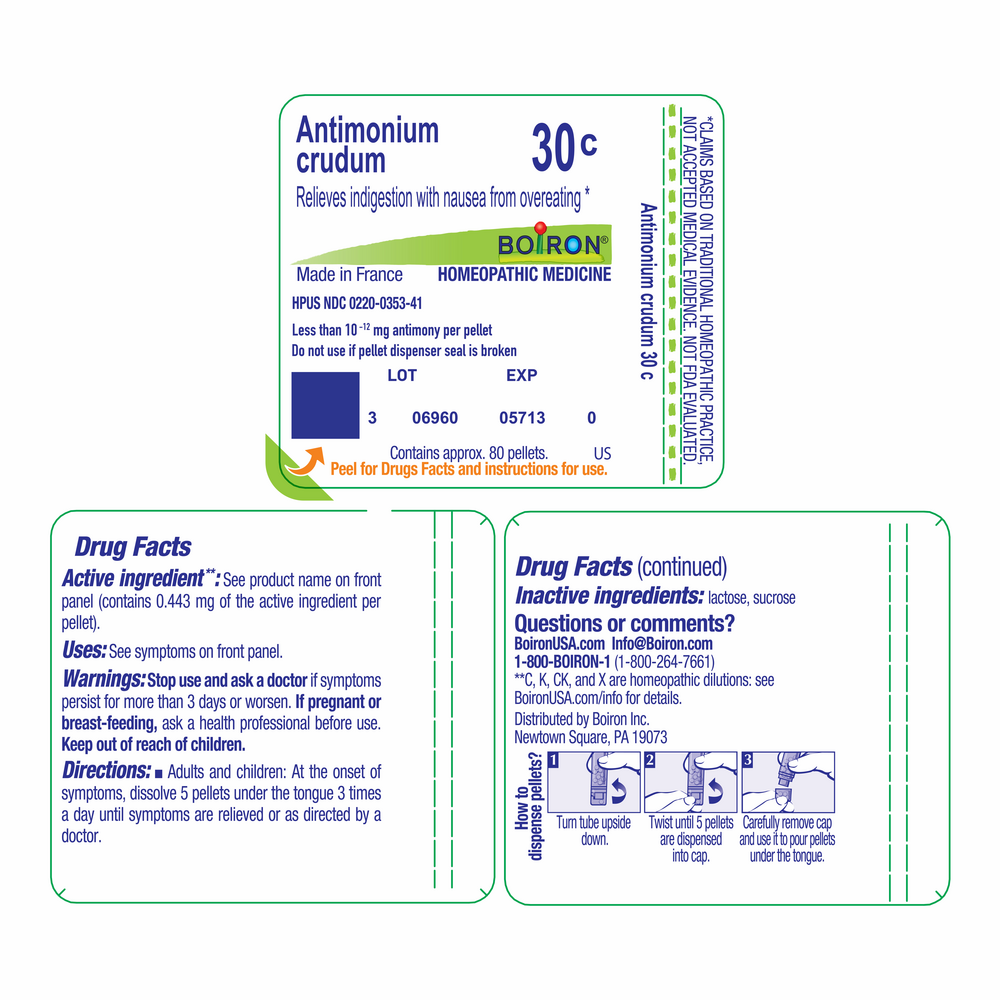 Product image for Antimonium Crudum 30c.