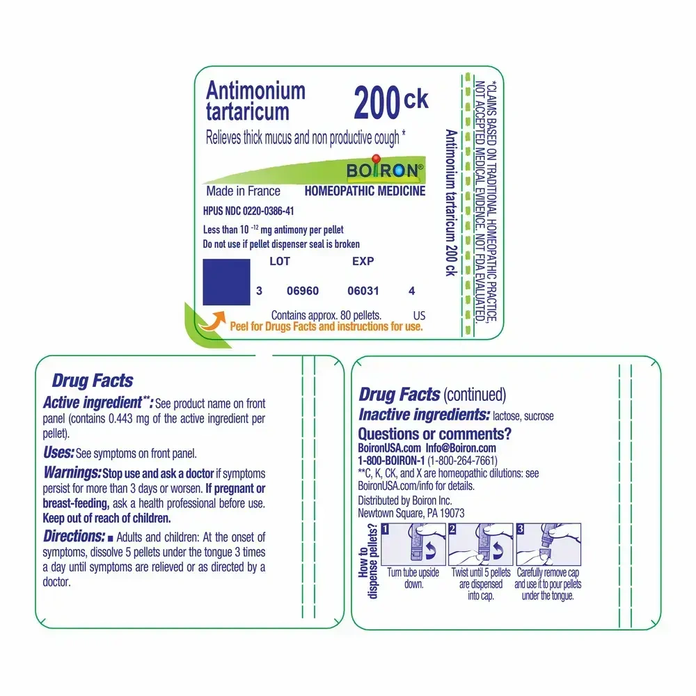 Product image for Antimonium Tartaricum 200ck.