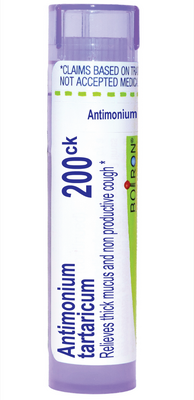 Antimonium Tartaricum 200ck (Pellets) by Boiron Homeopathics