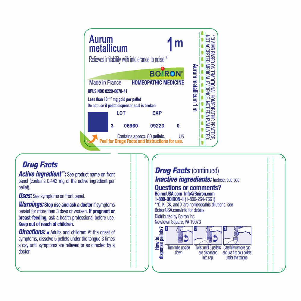 Product image for Aurum Metallicum 1m.