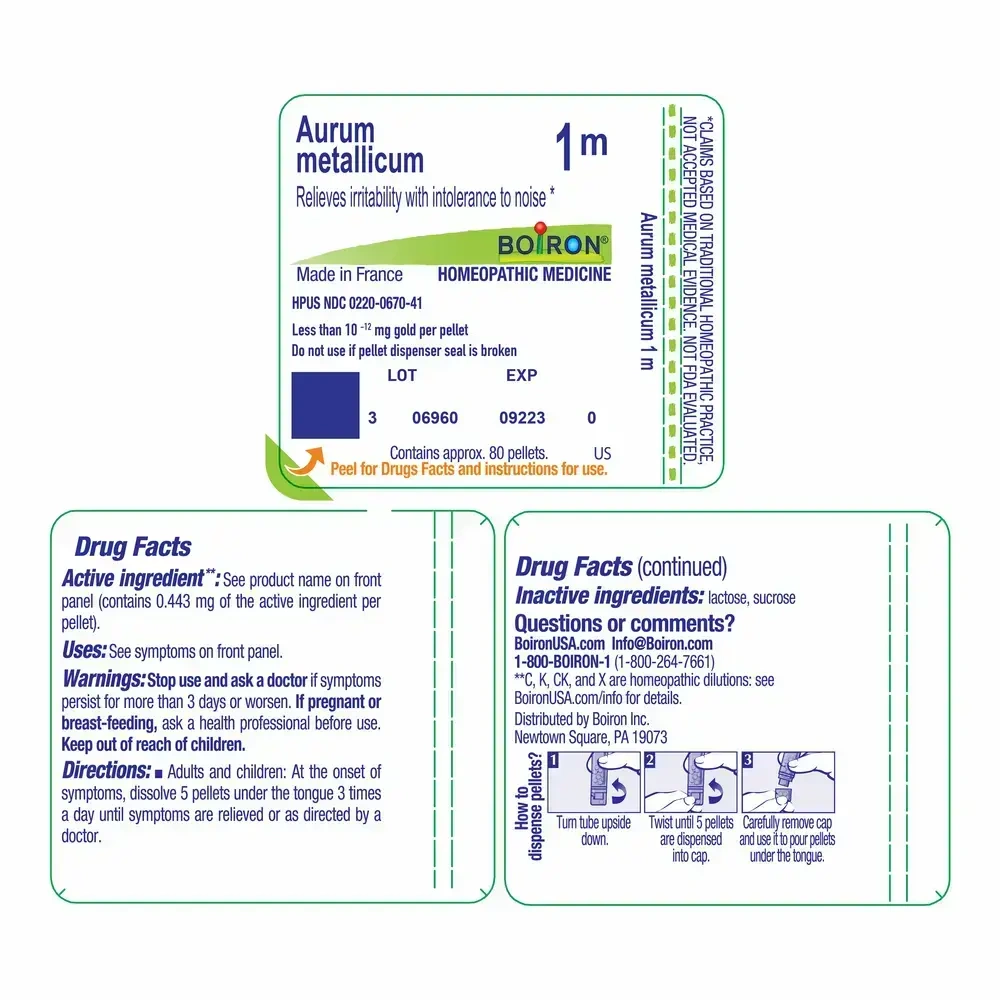 Product image for Aurum Metallicum 1m.
