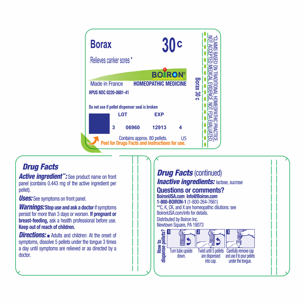 Product image for Borax 30c.