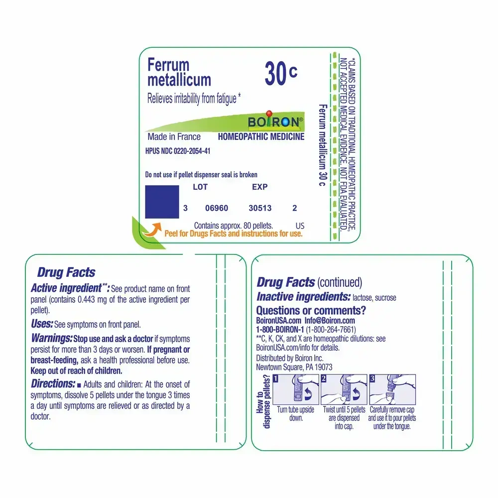 Product image for Ferrum Metallicum 30c.