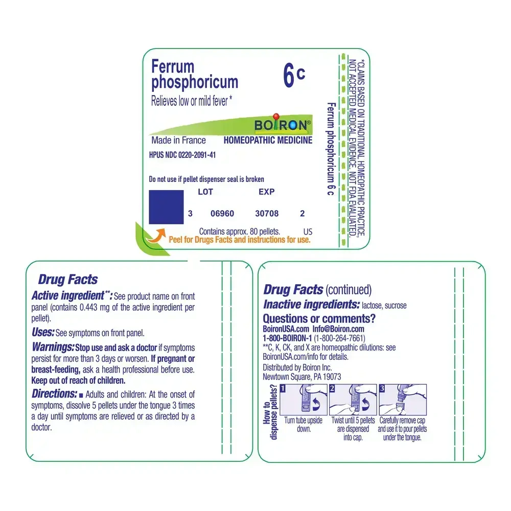 Product image for Ferrum Phosphoricum 6c.