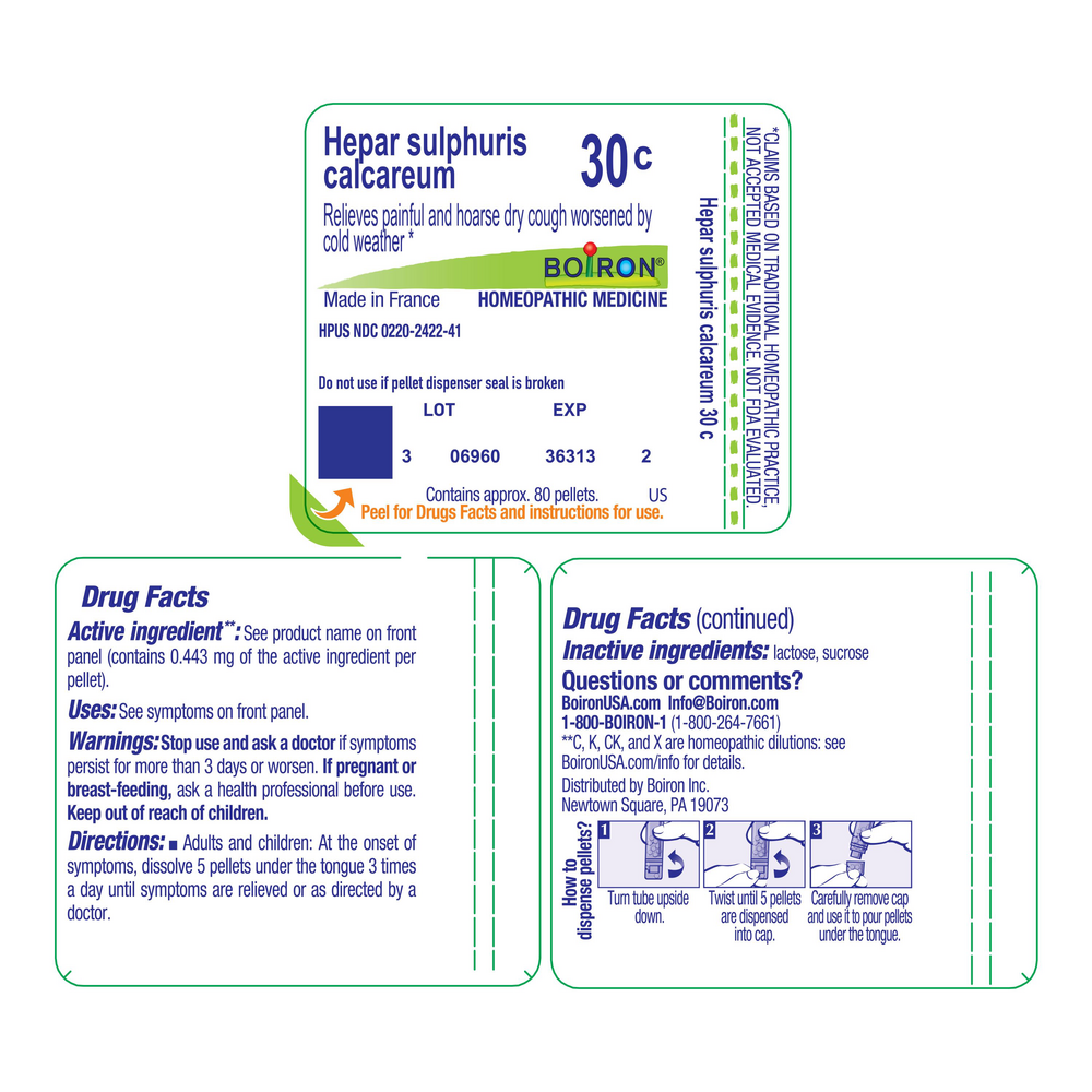Product image for Hepar Sulphuris Calcareum 30c.