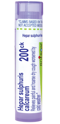 Hepar Sulphuris Calcareum 200ck 80 pellets
