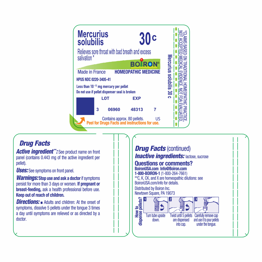 Product image for Mercurius Solubilis 30c.