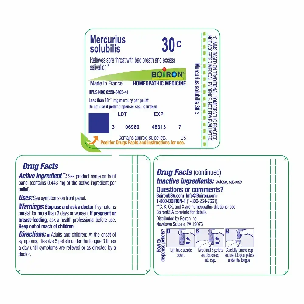 Product image for Mercurius Solubilis 30c.