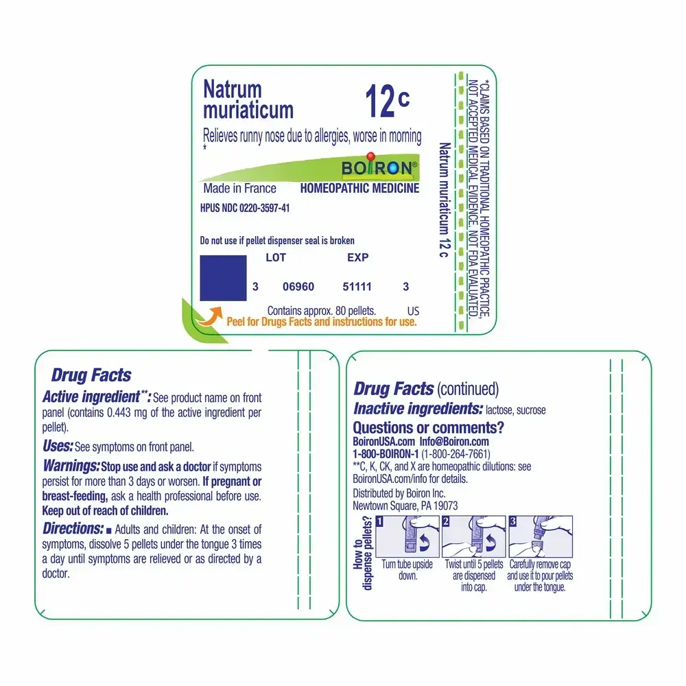 Product image for Natrum Muriaticum 12c.