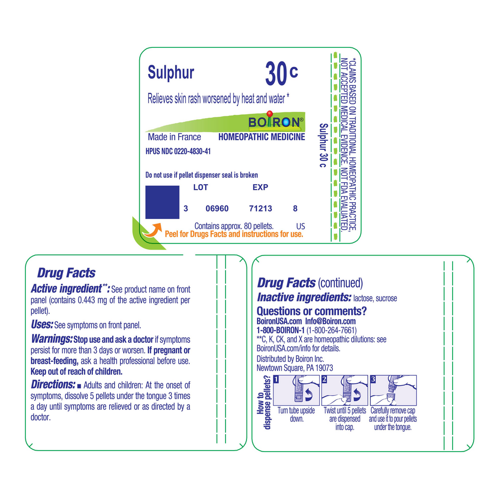 Product image for Sulphur 30c.