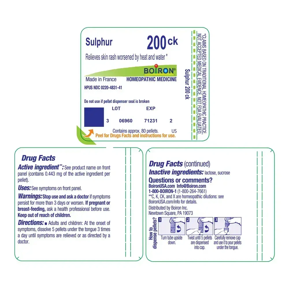 Product image for Sulphur 200ck.