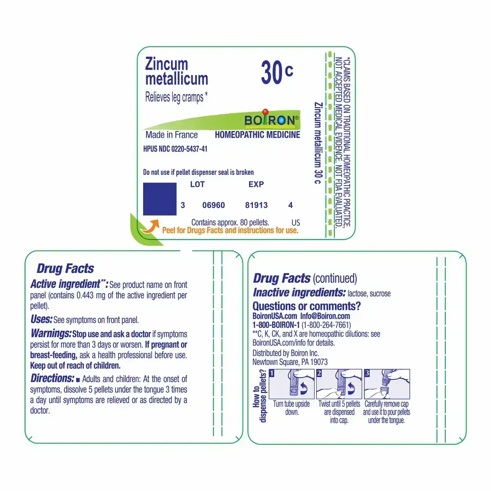 Product image for Zincum Metallicum 30c.