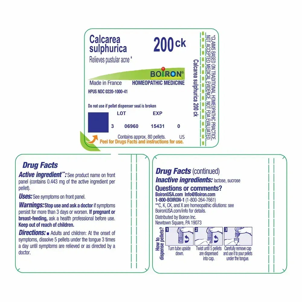 Product image for Calcarea Sulphurica 200ck.