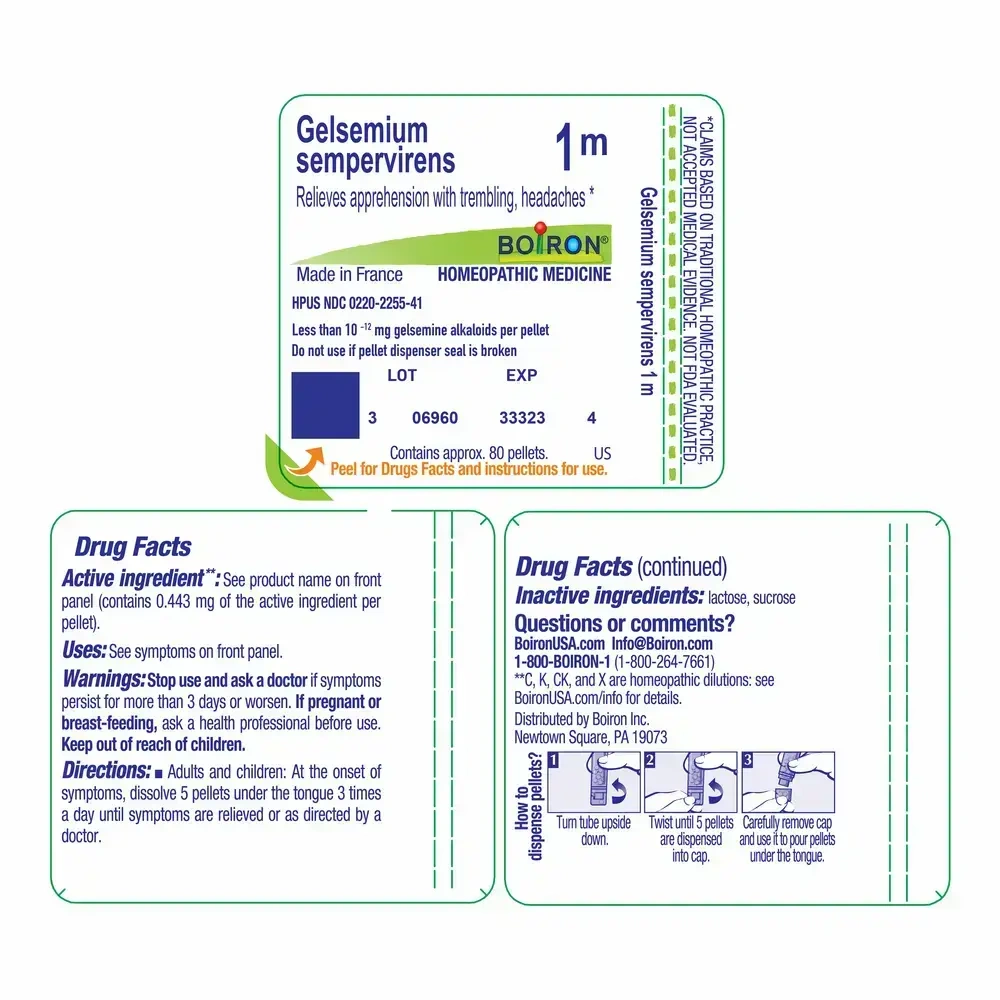 Product image for Gelsemium Sempervirens 1m.
