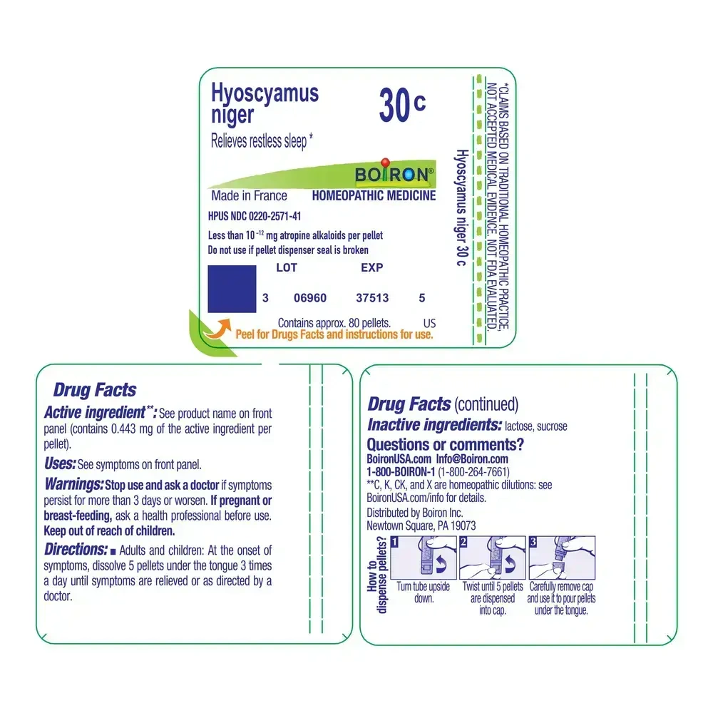 Product image for Hyoscyamus Niger 30c.
