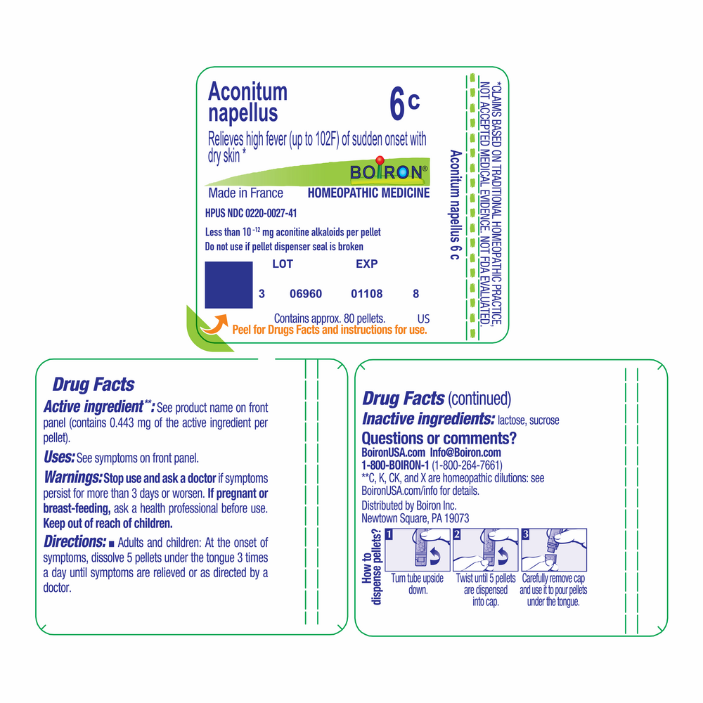 Product image for Aconitum Napellus 6c.