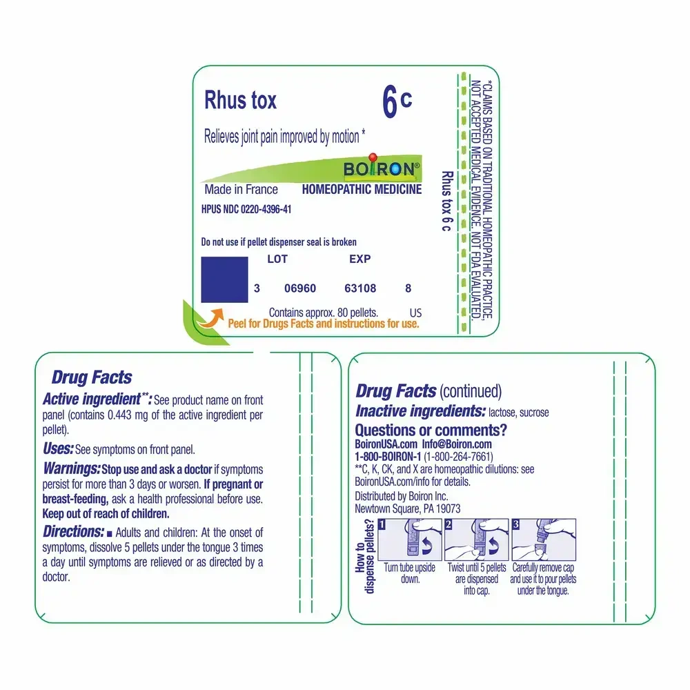 Product image for Rhus Toxicodendron 6c.