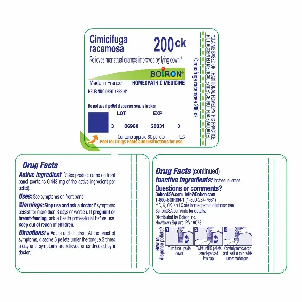 Product image for Cimicifuga Racemosa 200ck.