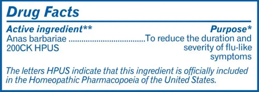 Product image for Oscillococcinum.