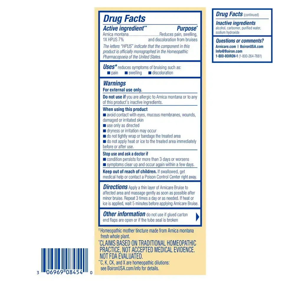 Product image for Arnicare Bruise Gel.