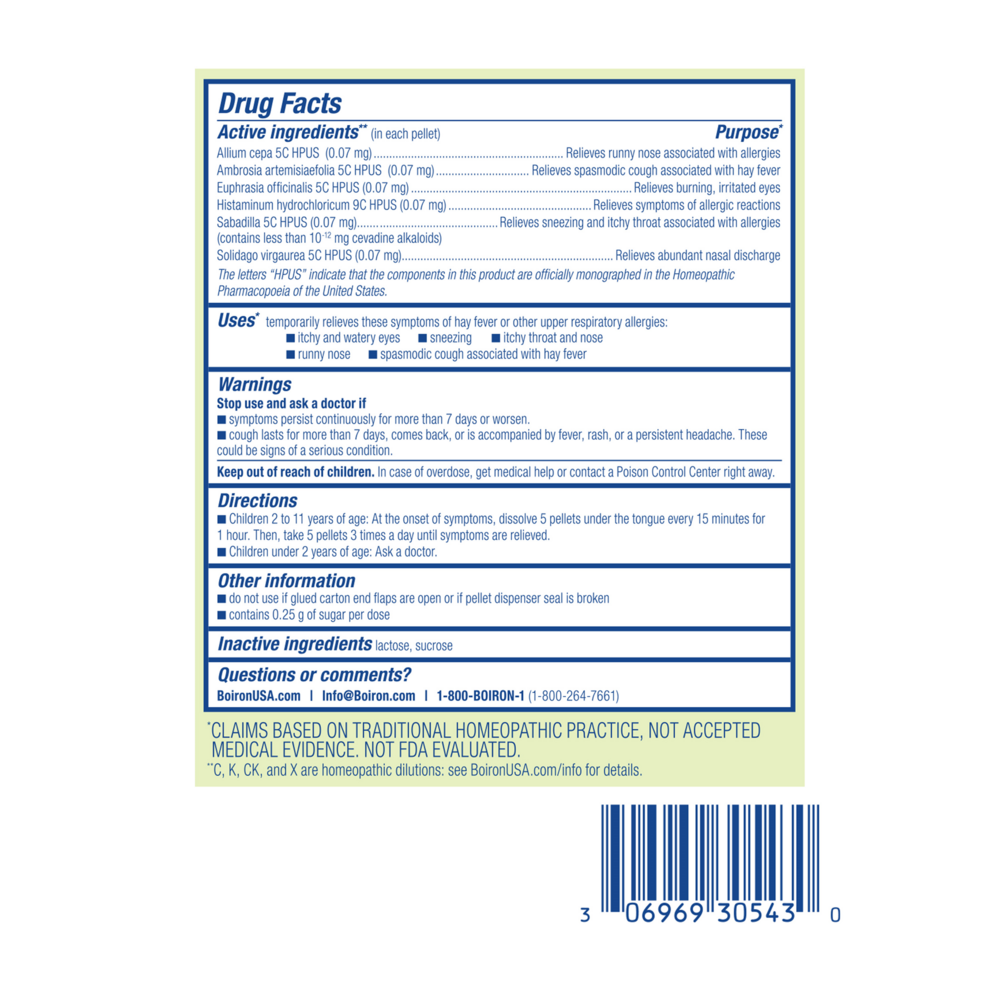 Product image for AllergyCalm Kids Pellets.