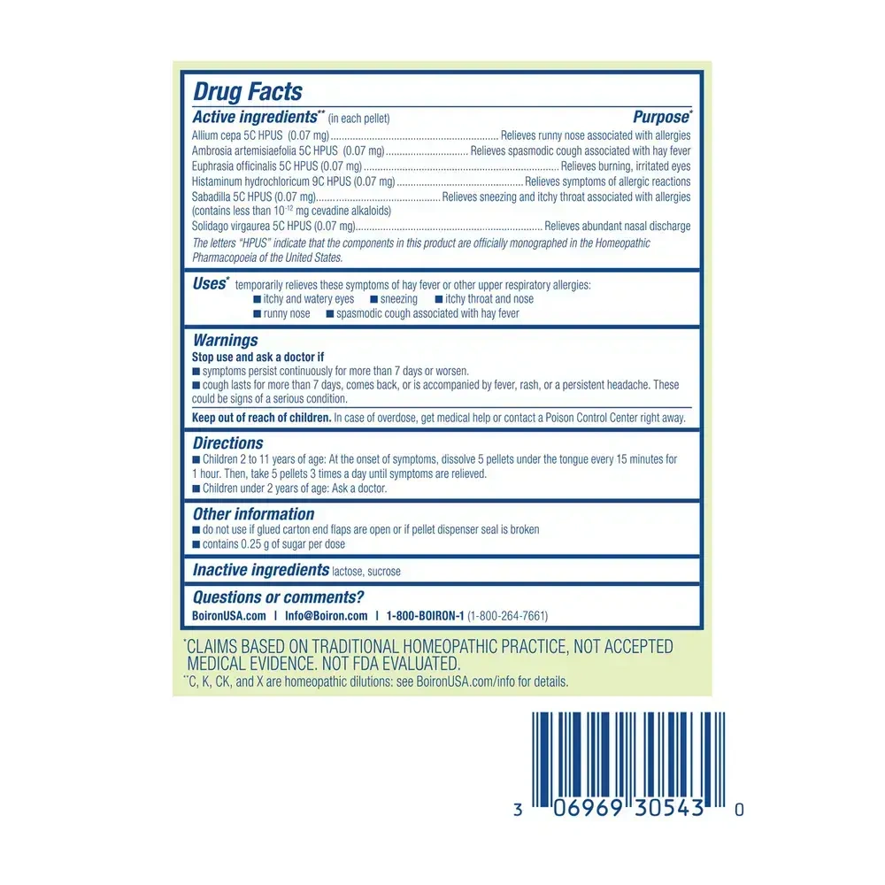 Product image for AllergyCalm Kids Pellets.