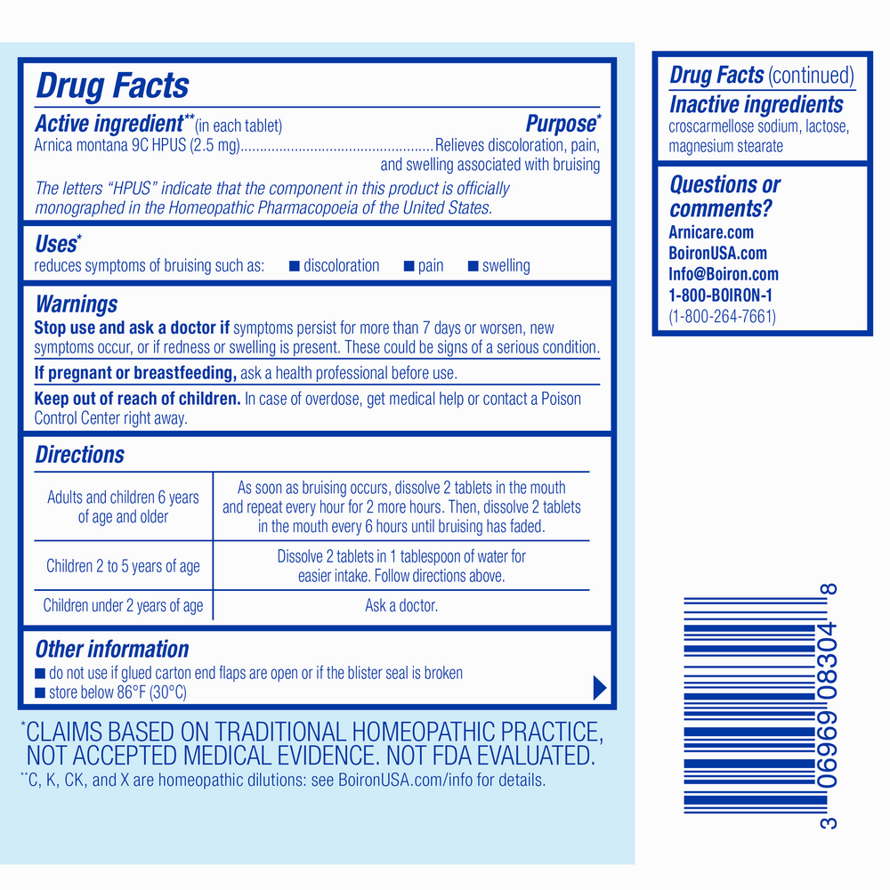 Product image for Arnicare® Bruise Tablets.