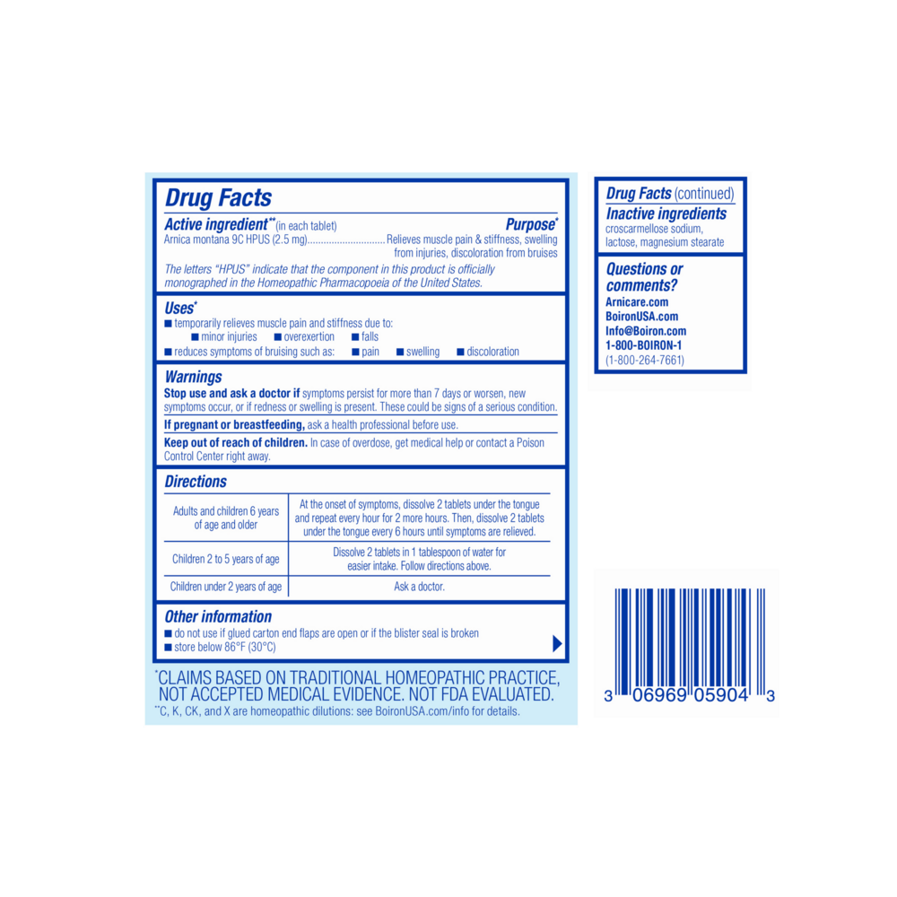 Product image for Arnicare Tablets.