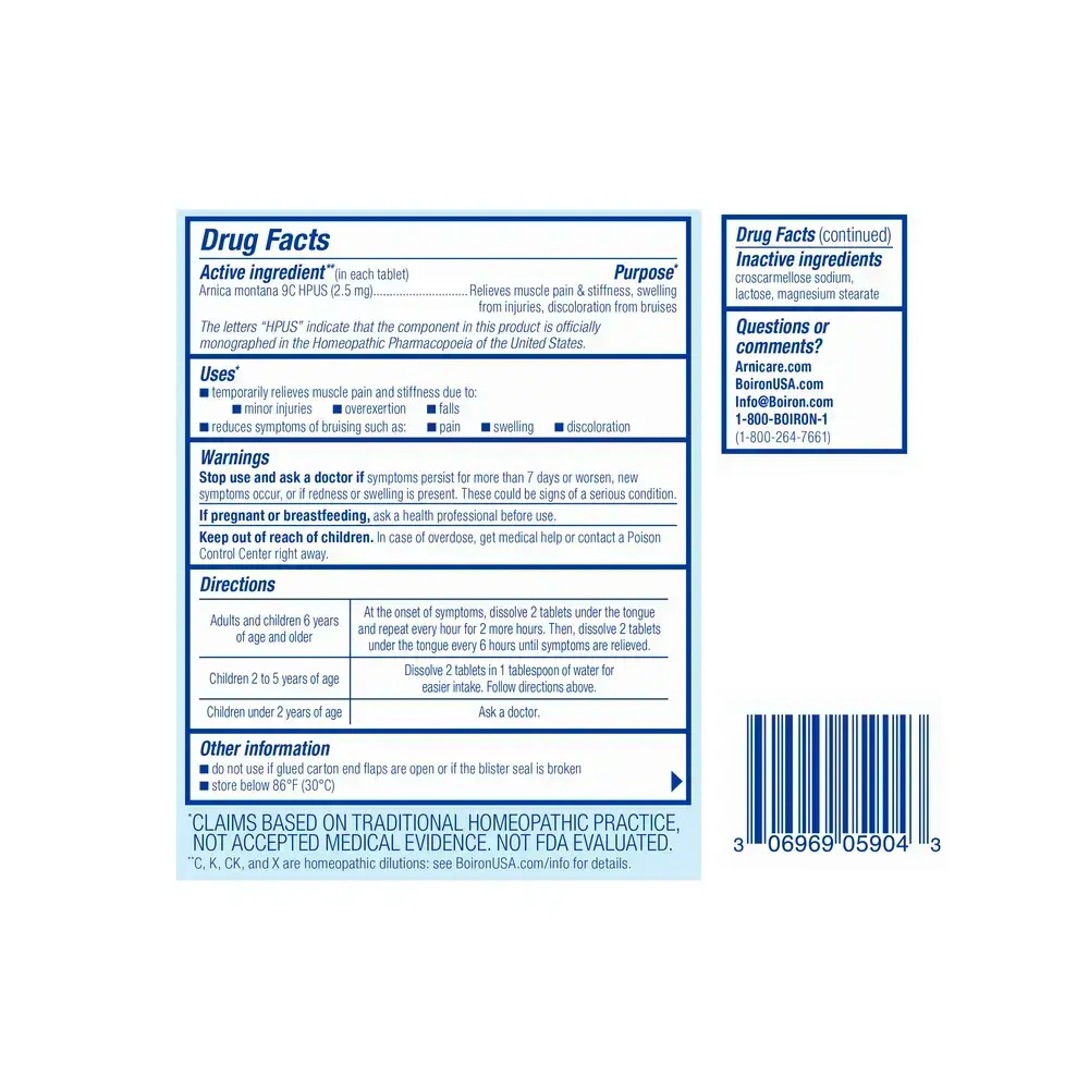 Product image for Arnicare Tablets.