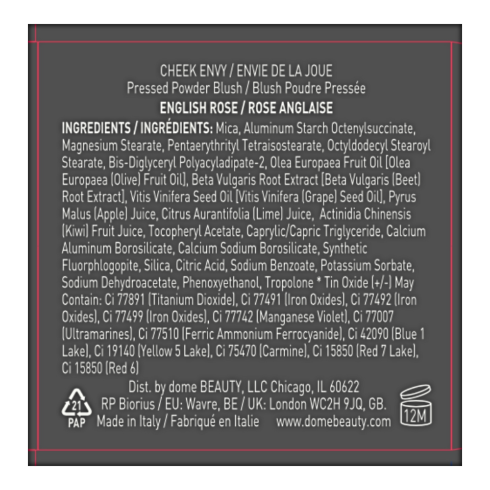 Product image for Cheek Envy Pressed Powder Blush English.