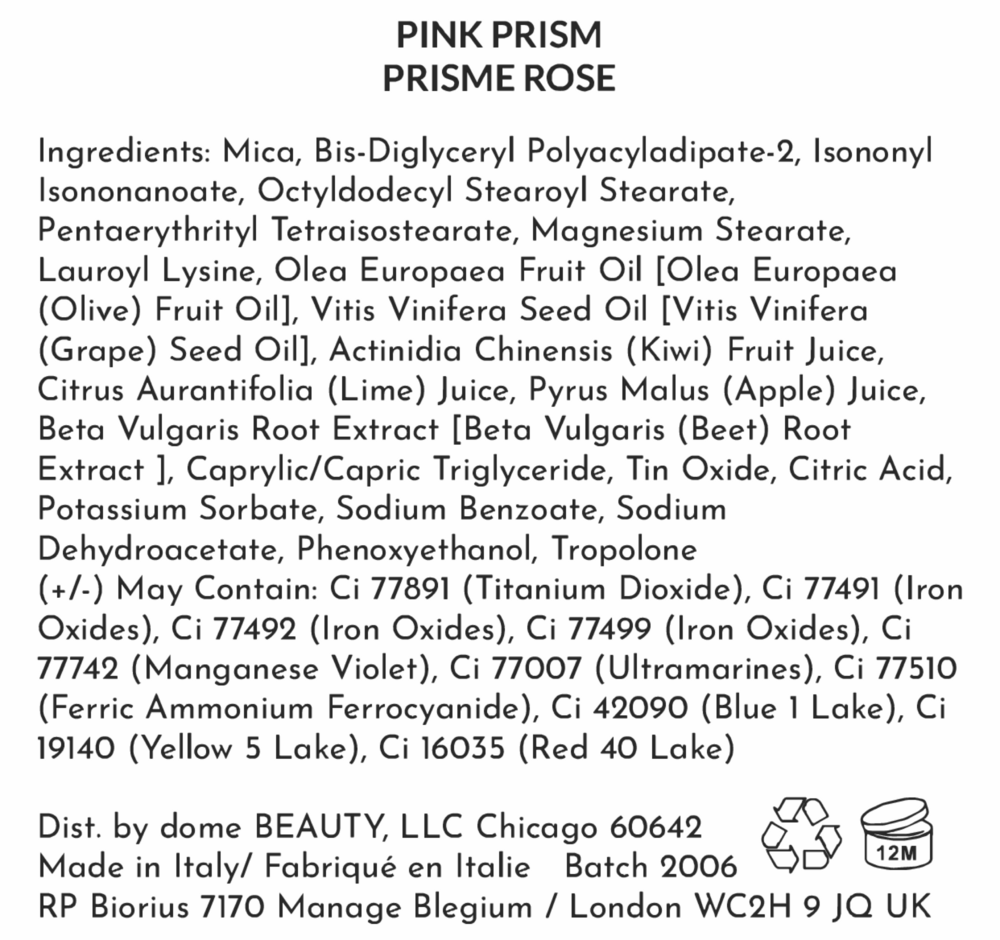 Product image for Diamond Shadow, Pink Prism.