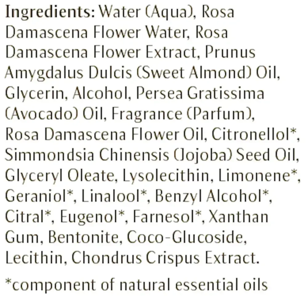 Product image for Rose Nurturing Bath Essence.