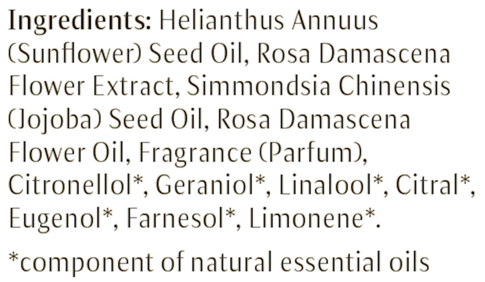 Product image for Rose Nurturing Body Oil.