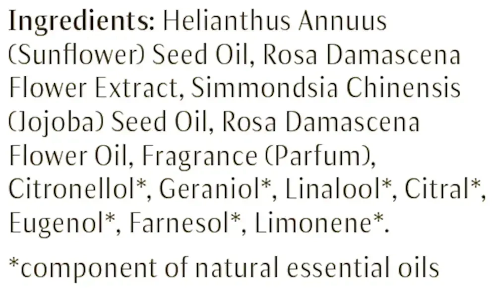 Product image for Rose Nurturing Body Oil.