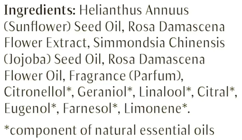 Product image for Rose Nurturing Body Oil.