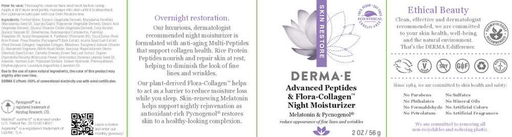 Product image for Advanced Peptides &amp; Flora-Collagen Night.