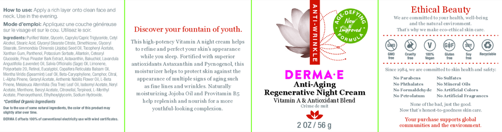 Product image for Anti Aging Regenerative Night Cream.