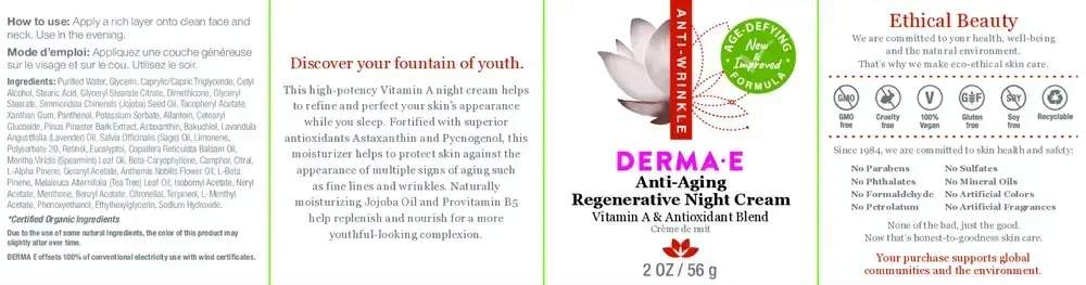 Product image for Anti Aging Regenerative Night Cream.