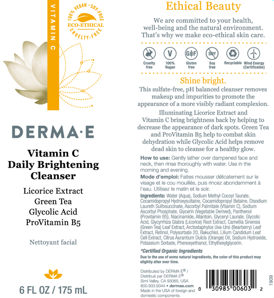 Product image for Daily Brightening Cleanser 6 fl oz.