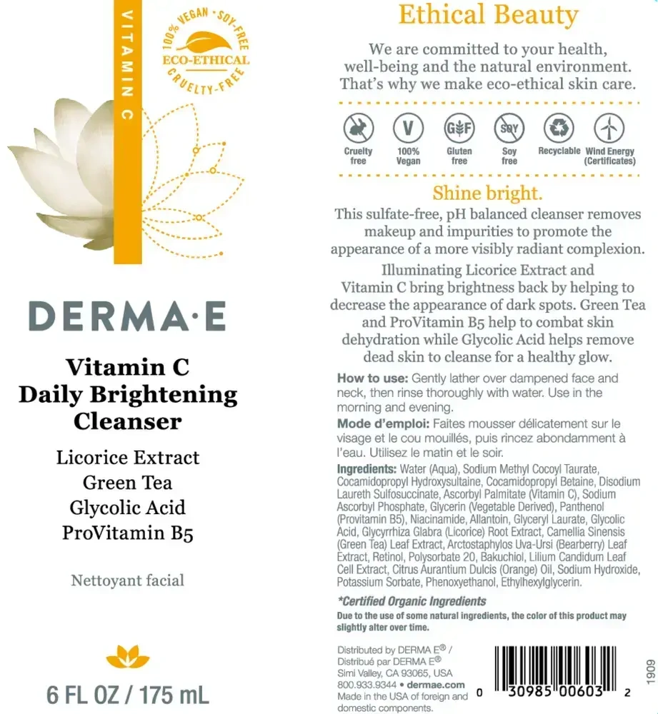 Product image for Daily Brightening Cleanser 6 fl oz.